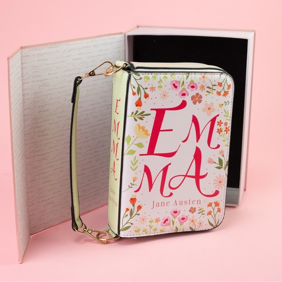 Book Purse - Emma ⭐️NWT⭐️ includes Custom Box - Picture 2 of 9